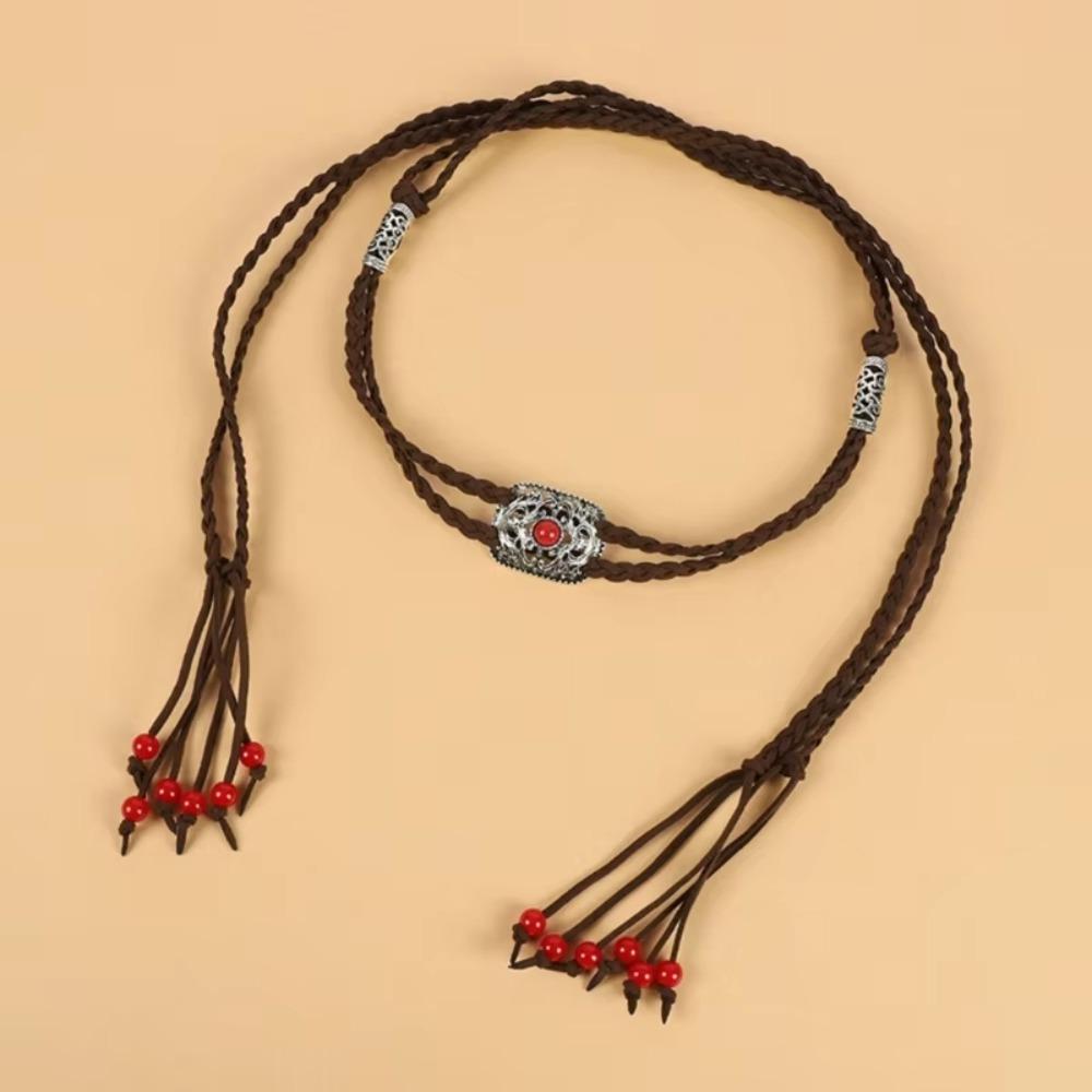 Hanfu Headwear Forehead Head Chain Retro Tibetan Dance Hair Accessories  Unisex