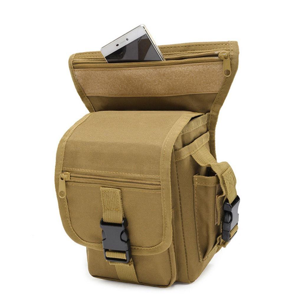 Multiple Pockets Drop Leg Bag Durable Drop Leg Belt Pouch  Outdoor Equipment Bag