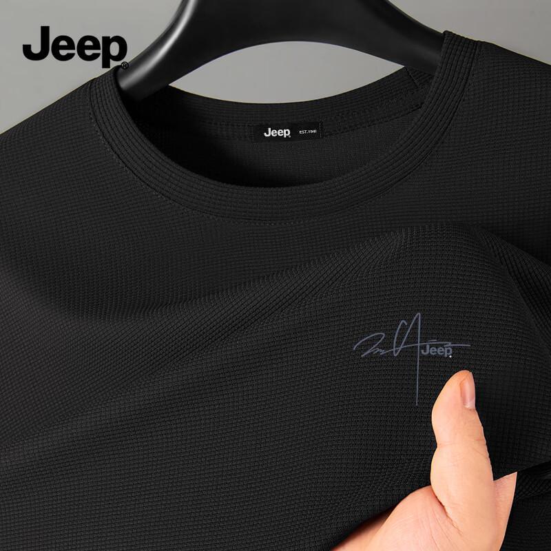 JEEP Men s Waffle Knit Long Sleeve T-shirt XL