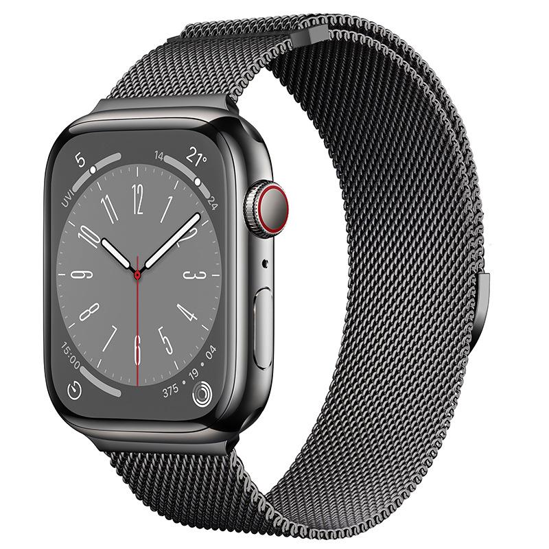 Milanese Magnetic Steel Strap for Apple Watch Ultra/iWatch 10