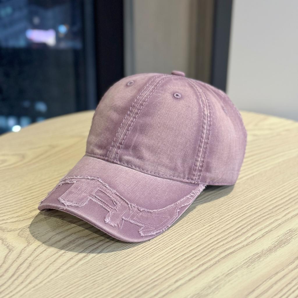 New American-style washed vintage baseball cap for women with wide brim that makes the face look smaller, duckbill cap for men and couples, versatile