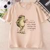First of All Jesus Thinks I'm A Delight T Shirt Funny Christian Frog Coffee Graphic T-Shirt for Women Ladies Cotton Short Sleeve
