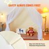 VEVOR Kids Play Tent, Kids Tent for Kids 1-5 Years Old, Toddler Tent with Mat and Tent Lamp, Tent for Kids with Windows for Indoor and Outdoor