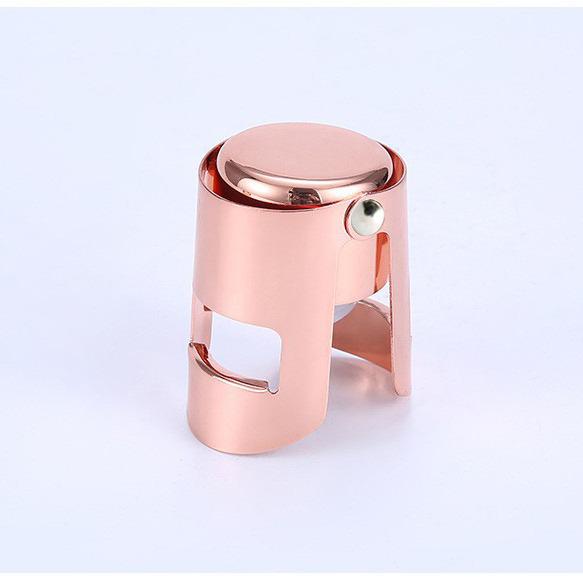 Rose Gold Stainless Steel Wine and Champagne Stopper