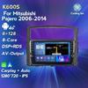Mitsubishi Pajero 06-14 Android Touchscreen Navigation System with Wireless CarPlay and Reverse Camera Support