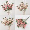 Realistic Rose Bouquet Artificial Flower For Home Decor And Photography Prop