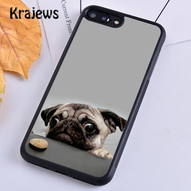 

Krajews милый щенок мопса швабры чехол для телефона iPhone 14 5 6s 7 8 plus X XR XS 11 12 13 pro max samsung S21 S22ultra Plus Samsung S22ultra