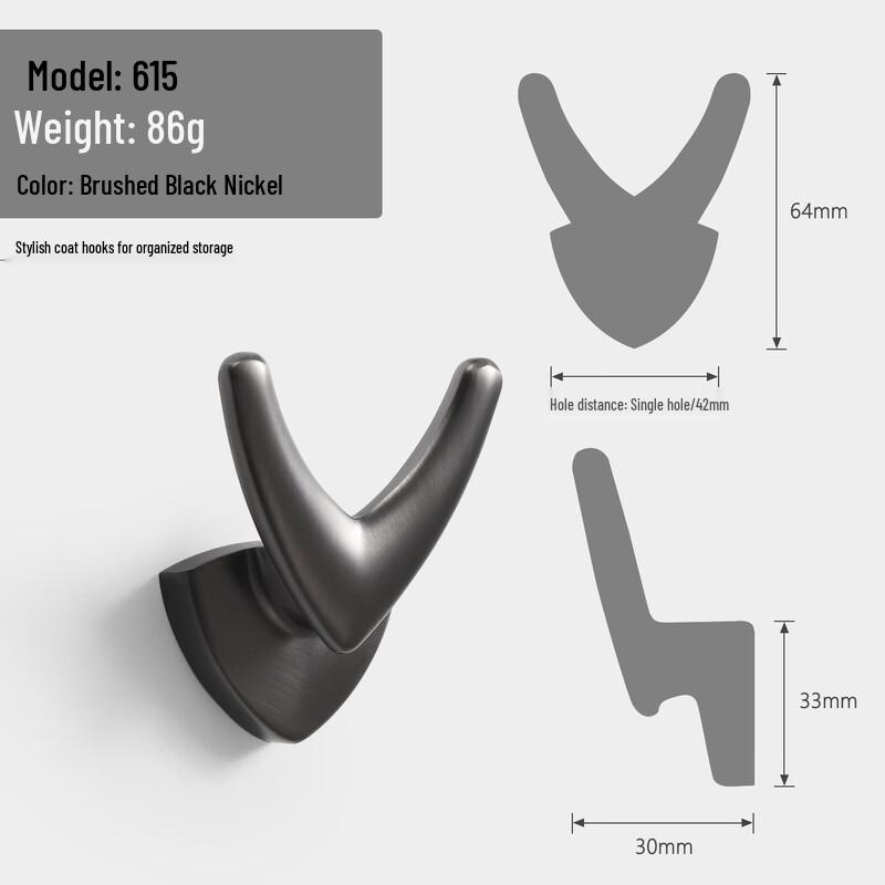 Changbaosen European Style Zinc Alloy Coat and Hat Hooks