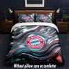 Set Biancheria da Letto Design Bayern Monaco 1 Copripiumino + 2 Federe Morbido Traspirante Biancheria da Letto per la Casa