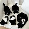 Cute Milk Cat Plush Autumn and Winter Cold Resistant Warm Gloves Scarf Kitten Knee Pads
