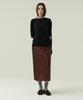 VOYONN 2.5Mm Beaded Skirt Party Brown 0153
