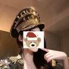 Cappello da Capitano Blu Navy Intarsiato di Strass, a Cilindro Piatto, con Ampia Visiera, per Cosplay e Fotografia