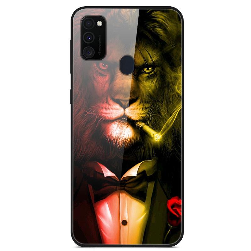 Popular Case For Samsung Galaxy M31 Case Tempered Glass Back Cover Case For Samsung M30s A21s M21 M31s A71 A51 Case Funda Coque