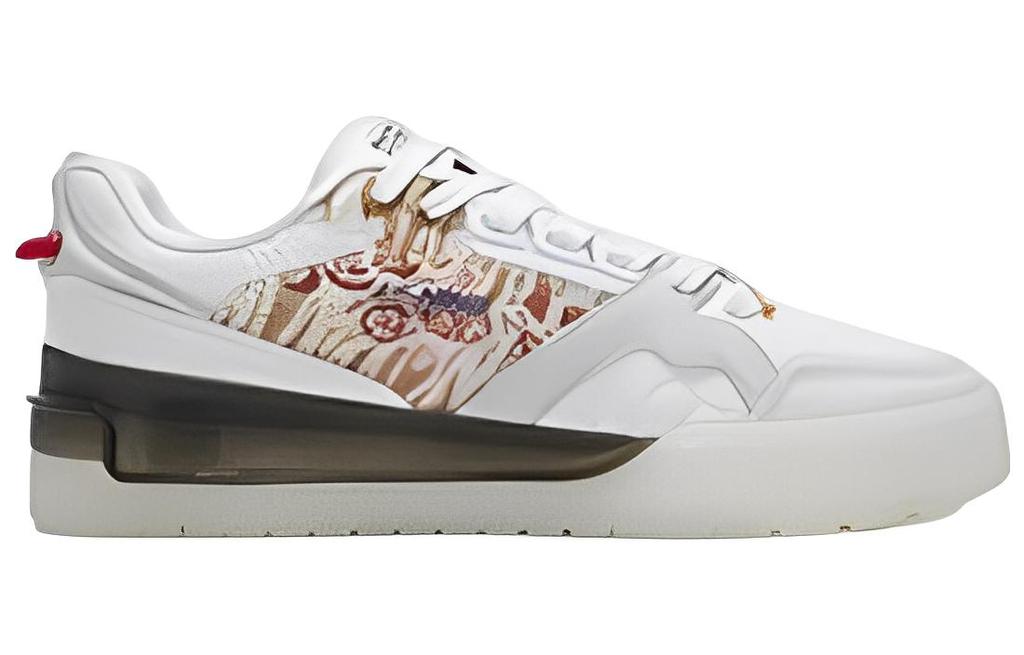 Li Ning 001 BTC Boom Earning Money Every Day Synthetic Leather, Split Cow Leather AGCS130-1