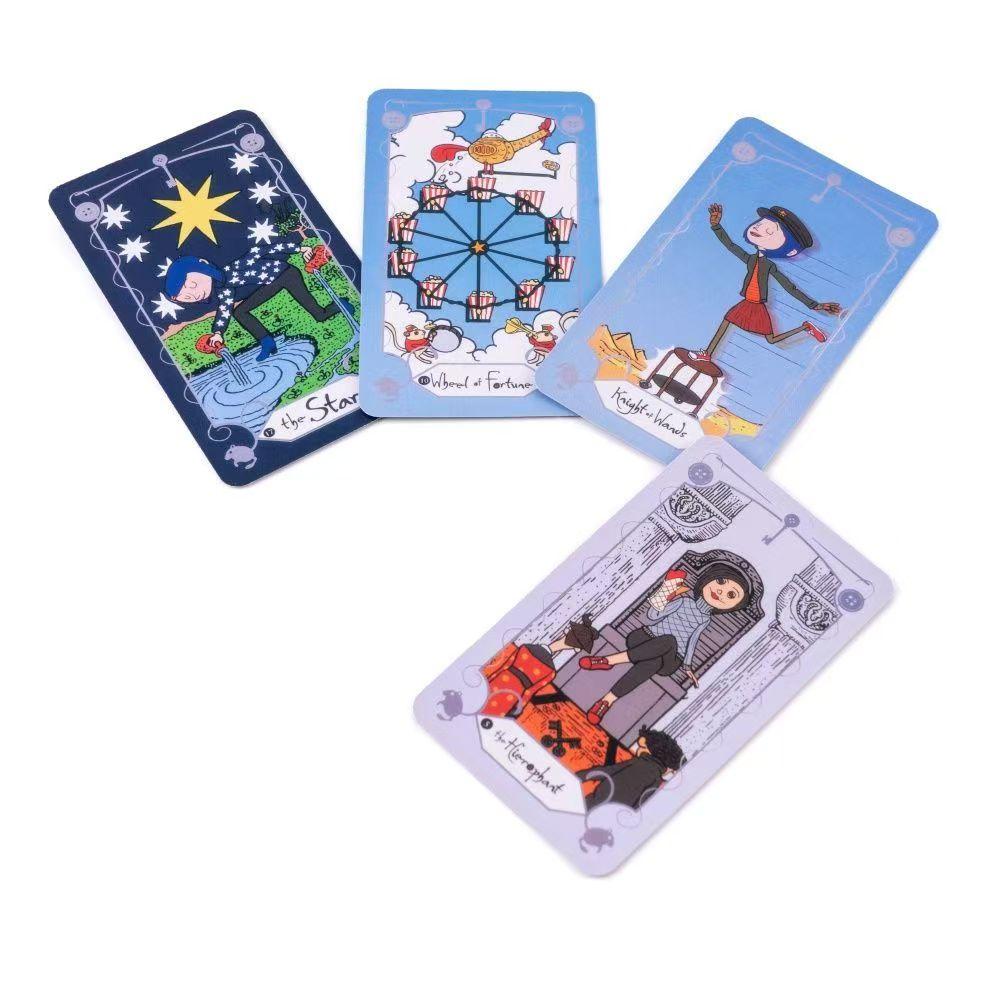 The OTHER Tarot 78 Pcs Tarot Cards Based On Rider System The Key That Opens The Door To The Coraline World 10.3*6cm