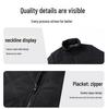 Men’s 2025 Winter Stand Collar Windproof Cotton Jacket - Thick Velvet, Middle-Aged Dad Style