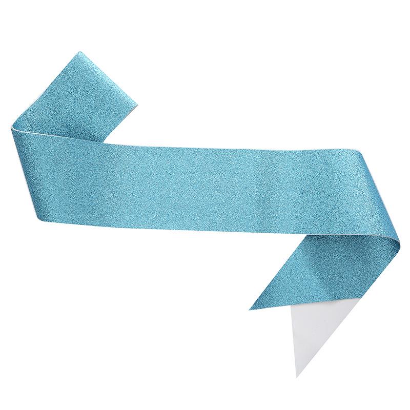 High-Quality Elastic Glitter Sequin Fabric Shoulder Straps for DIY Party and Etiquette Belts