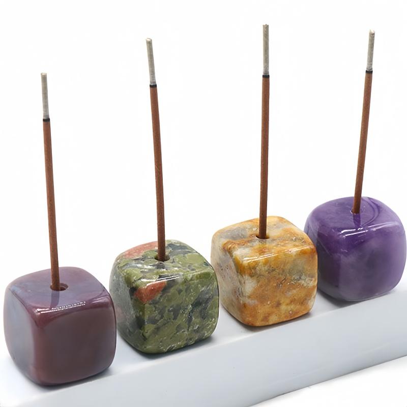 1 Stück, Mini-Ständerbasis Naturstein Dekoration geeignet für Halloween, Herbst, Weihnachten