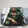 Zoros Vintage Tattoo Ornament Art Flannel Blanket Autumn Warm Throw Blanket for Kids Living Room Comfortable Sofa Bed Cover
