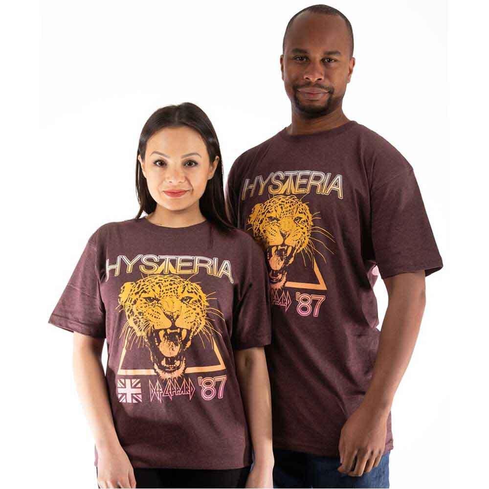 

Def Leppard Hysteria World Tour T-Shirt Brown New Unisex T-Shirt M