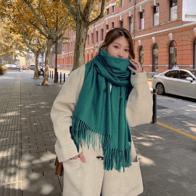 Junbie Autumn/Winter Thickened Wool Scarf