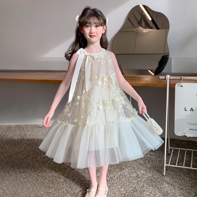 Girls' Summer Floral Princess Dress