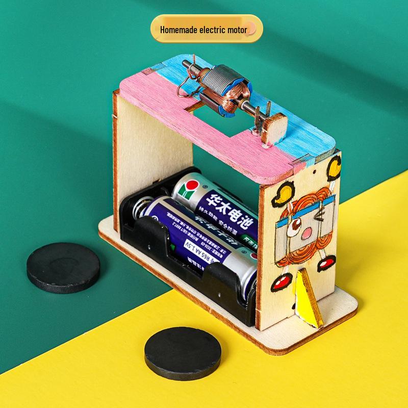 DIY Electromagnetic Coil Kit for Children: Handmade Science and Technology Project