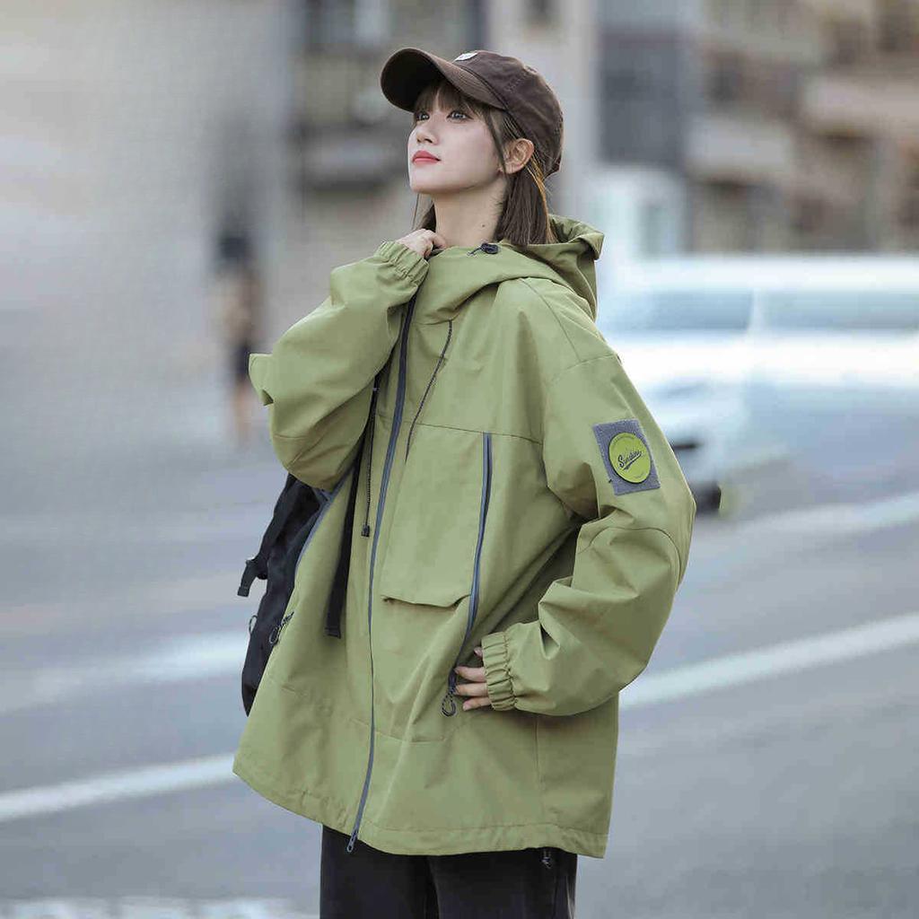 Suspense Jacket Waterproof and Windproof Men and Women Same Style Spring and Autumn New Work Jacket Couple