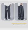 Unisex Checkerboard Corduroy Straight Trousers - Retro Autumn Style