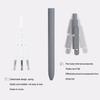 5Pcs 0.42mm Nib Comfortable Grip Spring Touch Gel Pens Quick Drying Retractable Ink Pens Office Supplies
