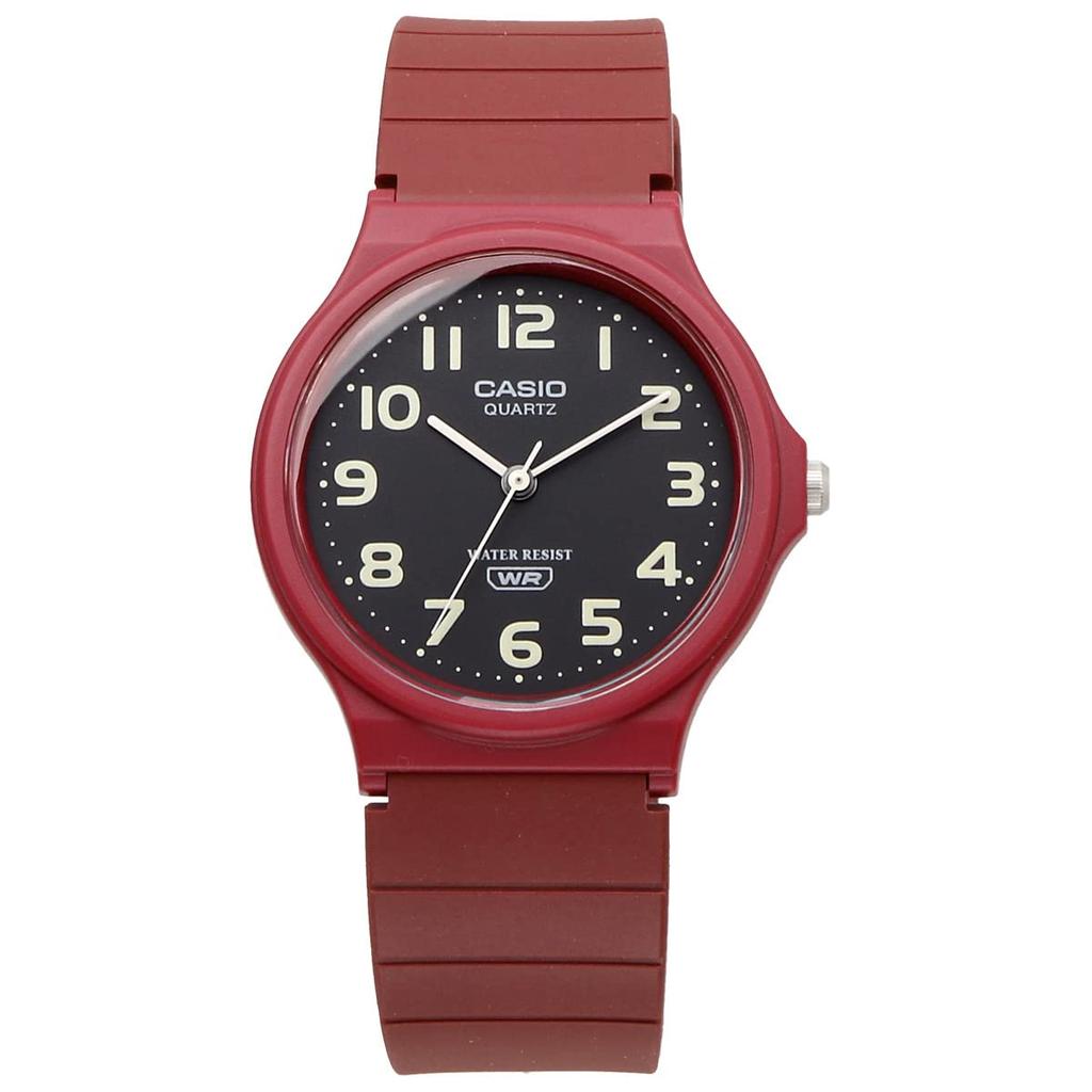 CASIO Analog Watch MQ-24UC-4B with Urethane Strap, Unisex, Matte Bordeaux, Overseas Model [Parallel Import]
