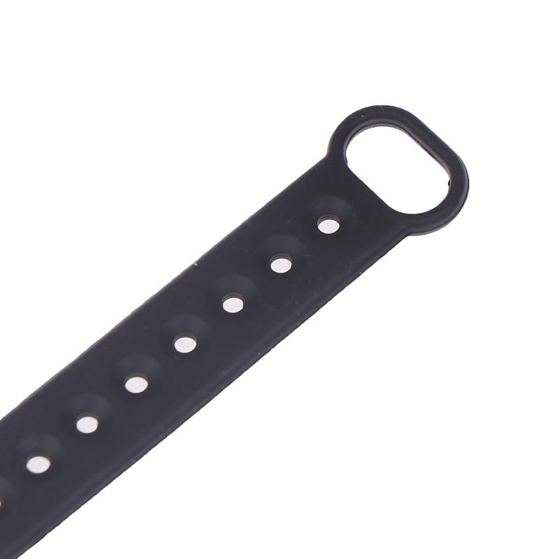 Adjustable Pure Black Silicone Rfid Wristband 125Khz/13.56Mhz 14443A Ic Chip Waterproof Wristband Bracelet