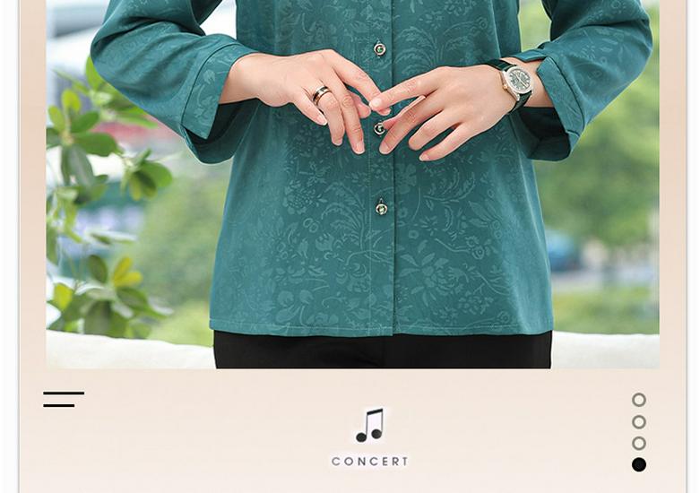 2026 Silk Long-Sleeve Top for Middle-Aged and Elderly Women - Spring & Autumn Fashion.