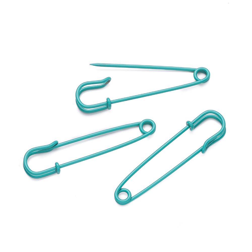 10pcs/lot Colorful Safety Pins Brooch Blank Base Brooch Pins 3/5 Rings Jewelry Pin for DIY Jewelry Making Supplies Accessorie