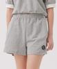 AWESOME STUDIO Line Color Block Shorts Melange Grey