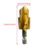 PPR Lifting , Stepped Drill Bit, Hexagon Shank Water Pipe Connection Tool 20/25/32mm,full Open Process