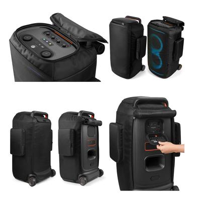 For JBL PartyBox 520 Party Speaker Dust Cover with Storage Pocket Mesh Speaker Protective Cover Wear Resist Speaker Accessories