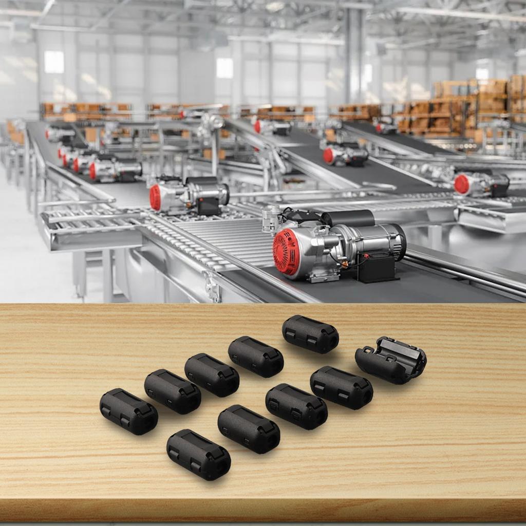 Filtrowanie hałasu w warsztacie fabrycznym Pierścień tłumiący hałas 12 x 25 mm