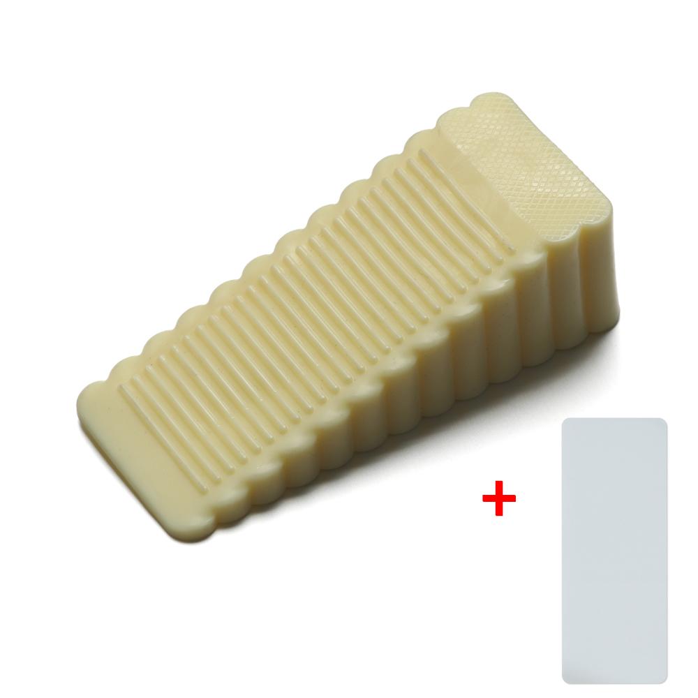 Home Anti-Collision Self Adhesive Wall Protector Floor Block Door Wedge Door Stopper