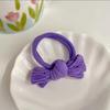 10 Pcs Fashion Simplicity Designed Dopamine Bow Elastic Hair Bands For Women Girls Party Hair Accessories