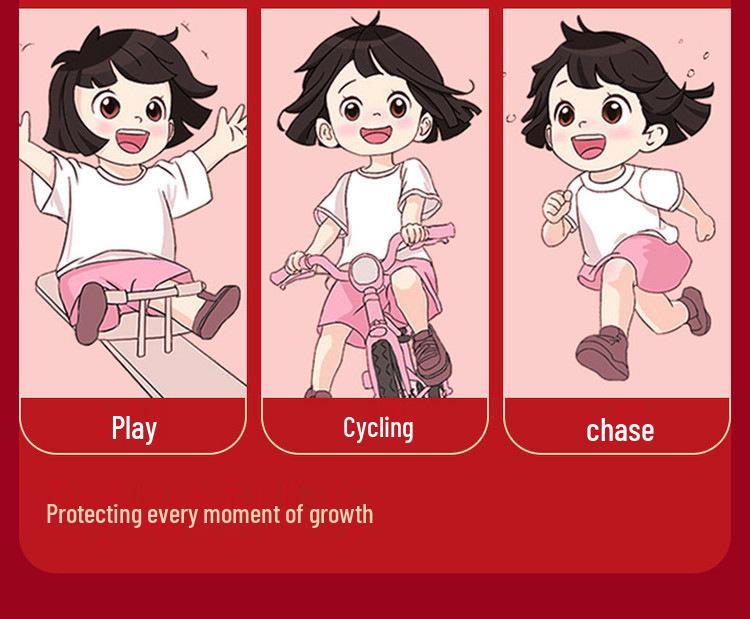 Festive Red Girls' Boxer Briefs: Antibacterial Pure Cotton, Colorfast, Full Cotton Crotch, Chinese New Year Theme