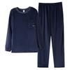 Pajamas Men'S Winter Coral Fleece Thickened Fleece Men'S Autumn And Winter Flannel To Keep Warm Can Be Worn Outside Winter Loungewear
