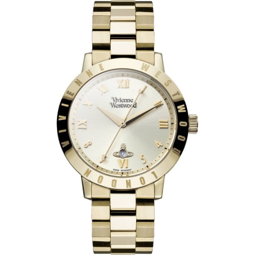 Vivienne Westwood Women's Watch #VV152GDGD Color: Gold Dial / Gold Case / Gold Strap