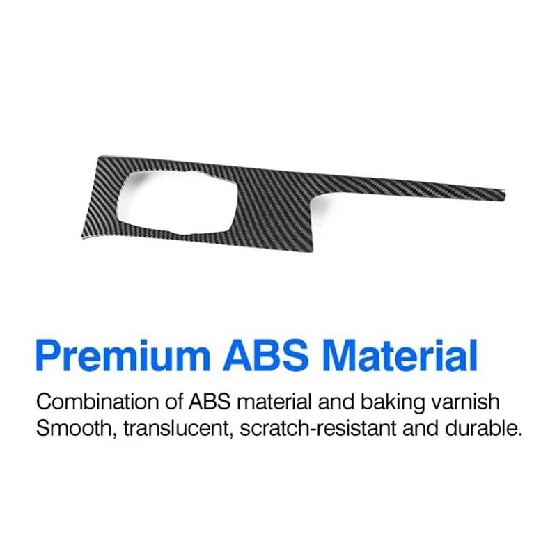 Für -BMW 5 Serie G30 2018-2022 Auto Center Konsole Multimedia Panel Knopf Abdeckung Trim Rahmen Aufkleber