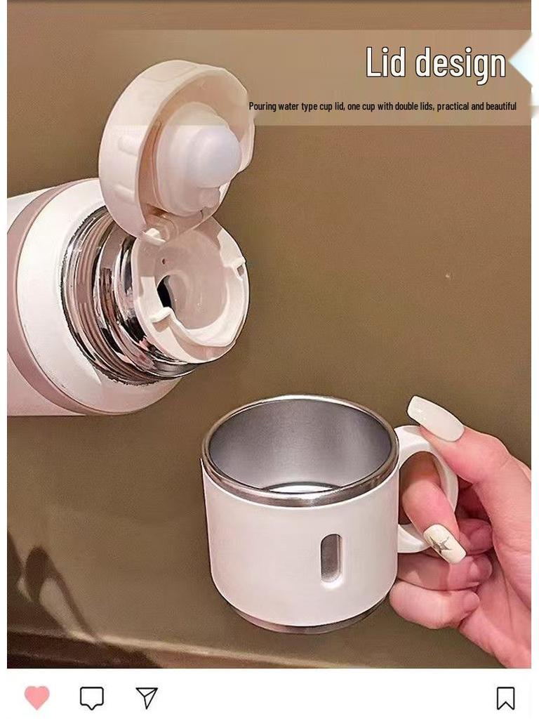 Large-Capacity 316 Stainless Steel Thermos with Tea Infuser