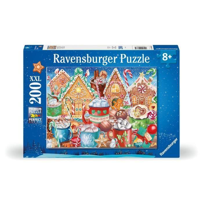Puzzle Ravensburger Candy Canes and Cocoa (200 XXL) - Dessins Animés Et BD - 500-750 Pièces