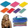 42PCS Salon Heatless Flexible Hair Rollers Curlers 7" Soft Foam Curling Rods