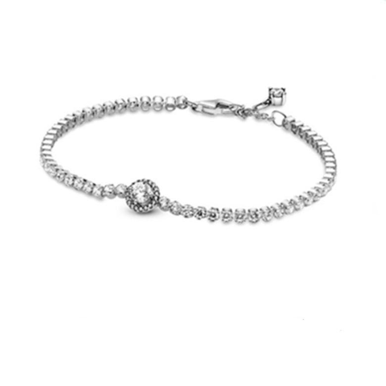 White Copper Silver Plated DIY New Bracelet Accessories Basic Chain Bracelet Mother's Day Collection Rose Petal Bracelet