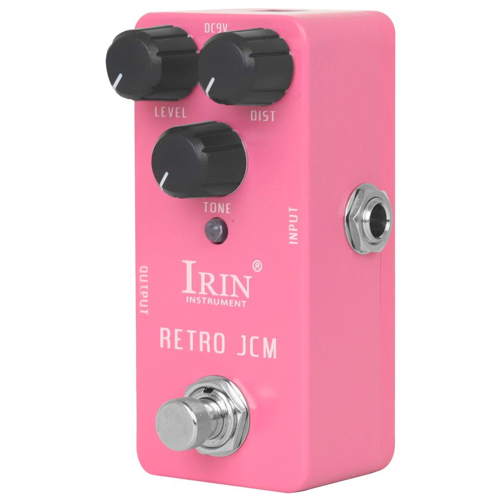 IRIN RS-13 Retro JCM Guitar Effect Pedal Simulate Classic JCM Tone Offers Larger Distortion & Stronger Output Pedal True Bypass