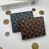 Men's short printed 20% off wallet, new trendy brand simple multi-card wallet change bag